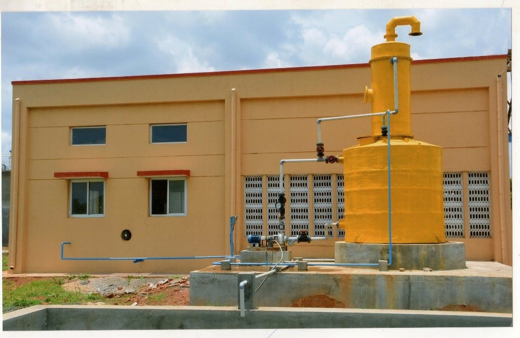 Project Name: STP, HUBLI - CHLORINATION BUIDING WITH EVAPORATION ABSORBTION SYSTEM